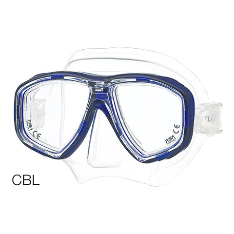 TUSA Freedom Ceos (M-212) diving mask including prescription lenses